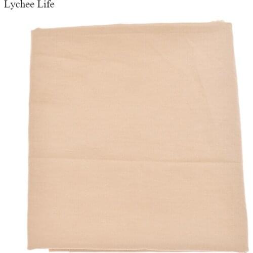 Lychee Life DIY Handmade Sewing Garment Crafts Cotton Fabric Simple Stitch-Bonded Cloth Home Decor Accessories