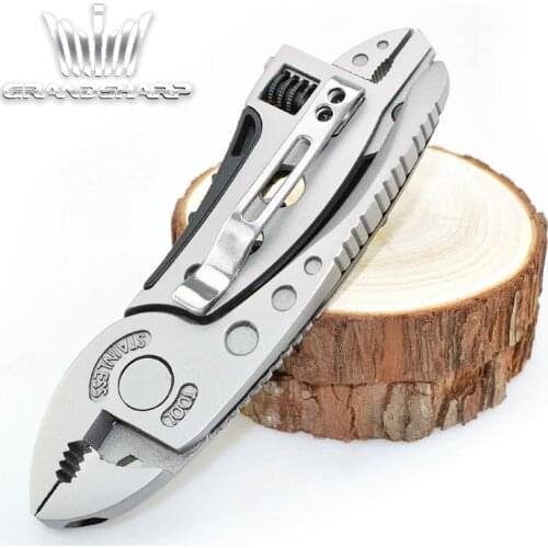 Multi tool Pliers Pocket Knife Screwdriver Set Adjustable Wrench Jaw Spanner Repair Survival Hand Multi Tools Mini Kit Camp