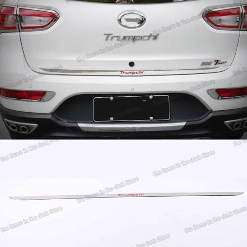 Lsrtw2017 for Trumpchi Gac Gs4 Car Trunk Tailgate Strip Trims Interior Accessories Mouldings 2015 2016 2017 2018 2019