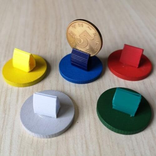 NEW Wood Wooden Plastic Stand mark stander for Paper Card Coin token Board Game Components Card Holder For Game Cards