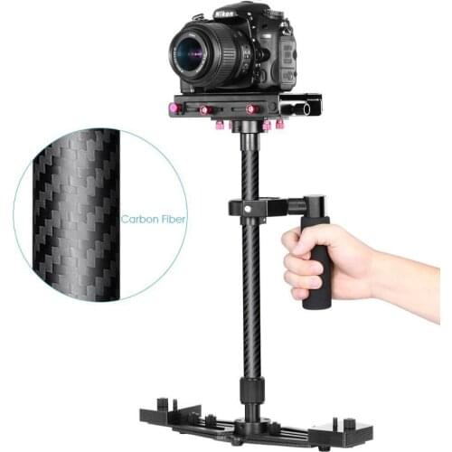 Professional Handheld Stabilizer 26" Carbon Fiber Camera Steadicam for Canon Nikon Sony DSLR Camcorder DV Camera Video