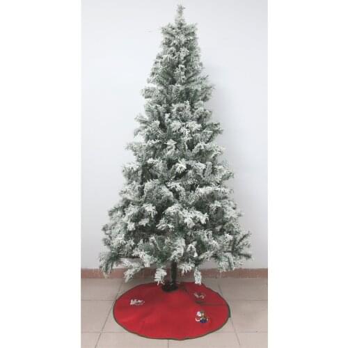 Christmas decorations scene layout gift ornaments Christmas tree flocking holy white snow Christmas tree decoration 210CM