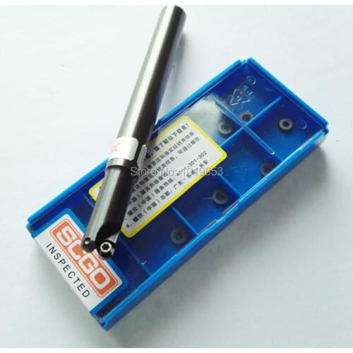 SCGO RD140-2.5R10*C10*100L Small diameter milling cutter bar 10mm cutter diameter for RDMW0501MO carbide inserts