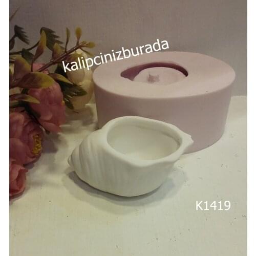 Mussels flower pot (sculent) silicone mold