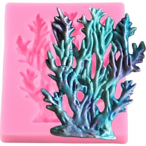 Mujiang Sugarcraft Seaweed Silicone Molds Chocolate Candy Clay Fondant Mold Cupcake Topper DIY Party Cake Decorating Tools