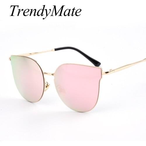 Luxury Cat Eye Sunglasses Women Brand Designer Points Sun Glasses Women Female Ladies Sunglasses Vintage Mirror Sunglass 572M