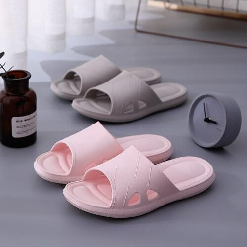 Bathroom Slippers Womens Summer Home Indoor Anti-skid Home Shower Slippers Home Soft Comfort Lovers Towers