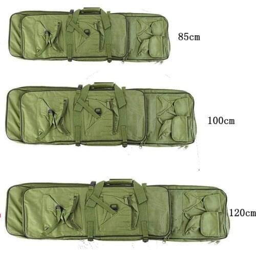 85cm 100cm 120cm Outdoor Hunting Bag for Gun Tactical Gun Bag Backpack Dual Rifle Square Carry Bag with Shoulder Strap