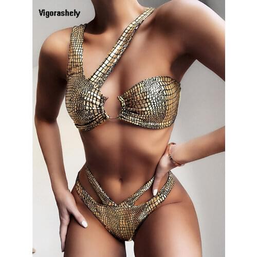 Vigorashely Gold Swimwear China