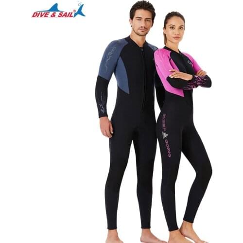 1.5MM Men Women Scuba Neoprene Warm Spearfishing Swim Surfing Snorkeling Diving Suit Full Body Jumpsuit Equipment WetSuit