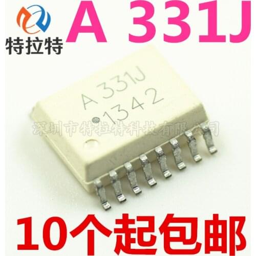 10pcs/lot ACPL-331J HCPL-331J A331J Sop-16 High-Speed Light Dipole Brand New & Original