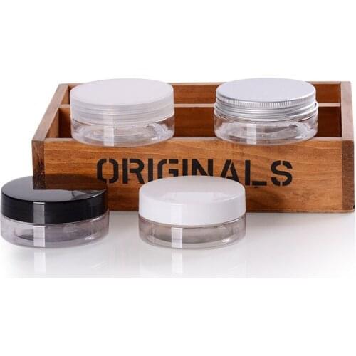 360 X 50ml New Wide Cosmetic Cream Storage Jar Clear PET Facial Mask Container
