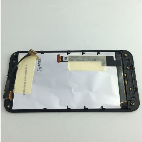 5pcs/lot For ASUS Padfone 2 II A68 Touch Screen Digitizer Sensor Glass LCD Display Monitor Panel Assembly with Frame Bezel black