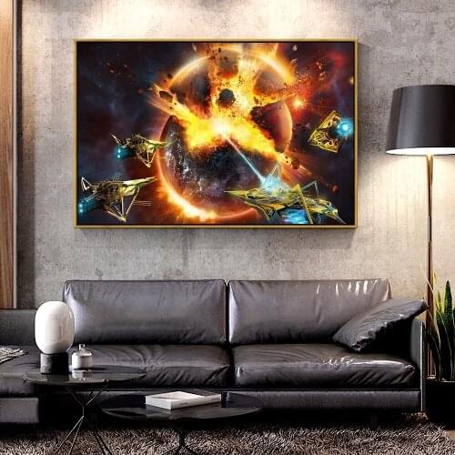 Artcozy Oil Canvas Painting starpoint_gemini_warlords_spgw For Home Decoration Wall Art