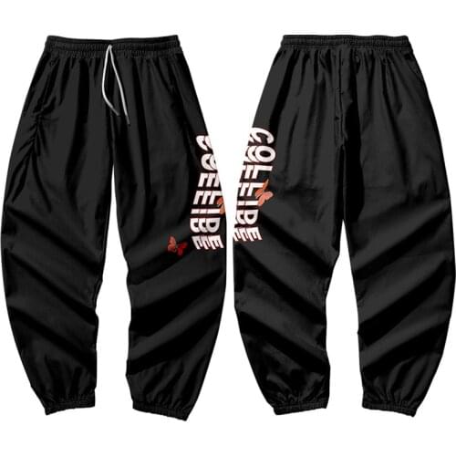 Collide Printed Men Japanese Style Pocket Cargo Pants Joggers Harajuku Sweatpant Hip Hop Trousers Plus Size 6XL