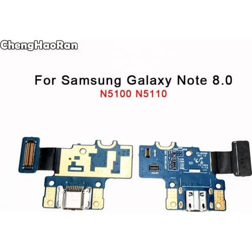 ChengHaoRan High Quality USB Charging Port Connector Flex Cable Replacement Parts For Samsung Galaxy Note 8.0 GT-N5100 N5110