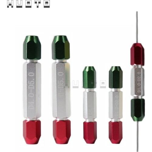 CNC Red & Green Clamp Holder for Needle Gauge Double Heads Pin Handle Go and Not Go Plug Gauge