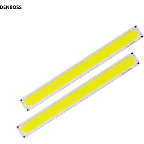 Hot sale light 140mm 14.5mm LED COB Strip for work lamp 6W 12V DC cold White COB LED strip Light for DIY