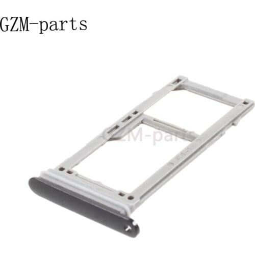 GZM-parts 100pcs/lot Dual Sim Card / Single Sim Card + Micro SD Holder Slot Tray for Samsung Galaxy S9 / S9 Plus