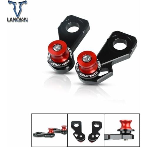 For Honda CBR650F 2014 2015 2016 2017 2018 Motorcycl Accessorie Rear Wheel Axle Stand Pick Up Hook Set Cotton Reels motorbike