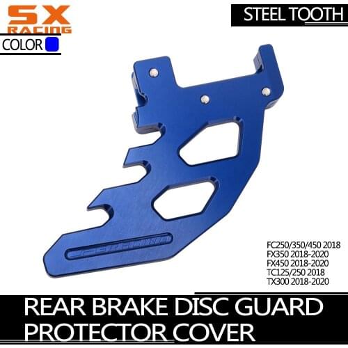 Motorcycle Rear Brake Disc Cover Guard Protector For Husqvarna FX350 FX450 TX300 2018-2020 FC250 FC350 FC450 TC125 TC250 2018