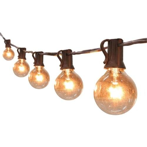 Outdoor lanterns flashing lights string lights home courtyard balcony G40 bulb shop homestay decoration hanging lights