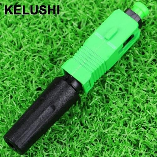 KELUSHI Wholesale 150pcs SC APC quick connector / CATV optical fiber Fast connector SC APC single-mode optical fiber