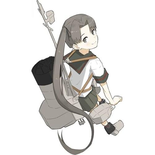 Personality Kantai Collection Anime Car Sticker Sunscreen Vinyl Decal Bumper Refrigerator Car Door Protector Apply To Car Window