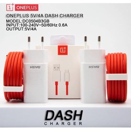 Original ONEPLUS 6T Dash Charger,5V/4A 1M Quick Charge Cable, USB Type-C,Wall Power Socket Adapter for One Plus 7 6T 5T 5 3T 3