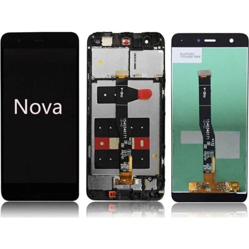 Original 5.0" For HUAWEI Nova LCD Display Touch Screen Digitizer Assembly Frame For Huawei Nova CAN-L11 CAN-L01 LCD Replacement