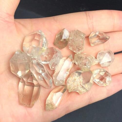 Natural Rock Crystal Quartz gravel White transparent mineral Healing Reiki specimen Fish Tank Flowerpot Decoration