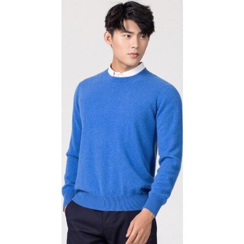 2021Man Pullovers Winter New Fashion Sweater Cashmere and Wool Knitted Jumpers Men Woolen Clothes Hot Sale Standard Male Tops