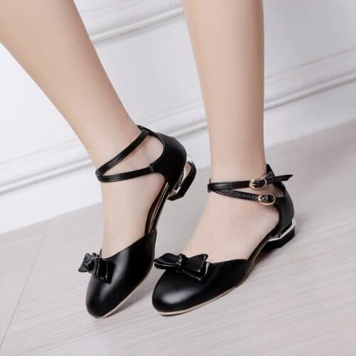 Big Size 11 12 13 14 high heels sandals women shoes woman summer ladies Sweet bow buckle sandals