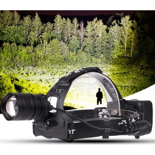 Litwod Z40 New XLamp XHP70 LED headlamp Powerful headlight zoom lens 18650 rechargeable battery head flashlight lamp torch