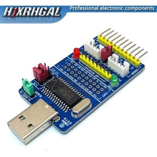 ALL IN 1 CH341A USB to SPI I2C IIC UART TTL ISP Serial Adapter Module EPP/MEM Converter For Serial Brush Debugging RS232 RS485
