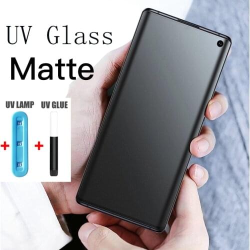 UV liquid Matte Anti Peep Privacy Screen Protector For Samsung S21 S20 S10 S8 S9 Plus Note 8 9 10 pro 20 Ultra Tempered Glass