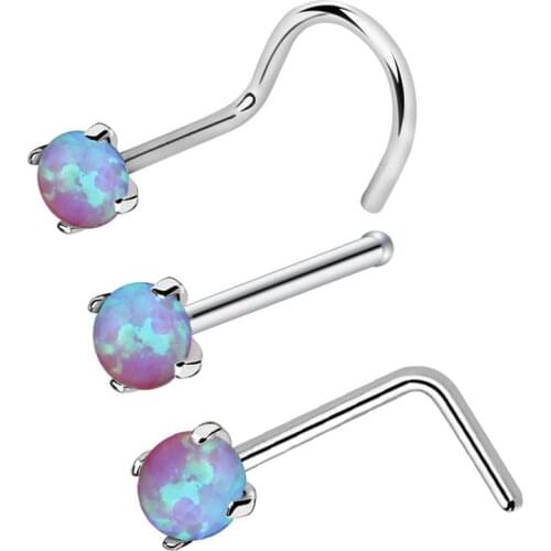 Female Nose Studs Sets Fashion Woman Nostril Studs Earrings Ring Hoop Piercings Accessories Sexy Women Body Jewelry Piercing