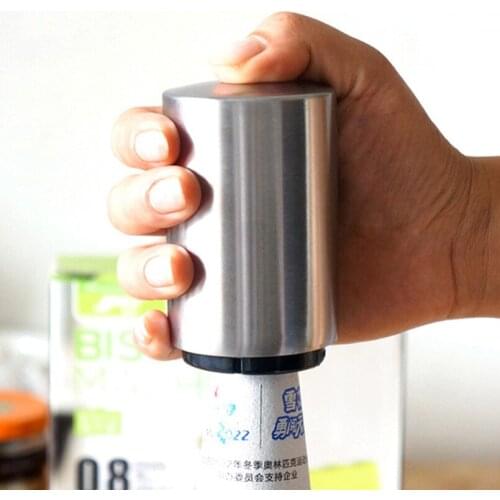 1PC Stainless Steel Beer Bottle Opener Soga Drinks Bottle Cap Opener Magnetic Cap Lifter Bar Accessories Kitchen Gadget