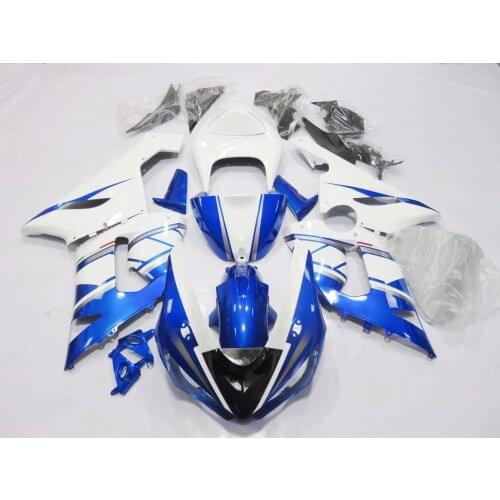 2021 WHSC Motorcycle ABS Plastic Fairing Kit For KAWASAKI 6R 2005-2006 Fairing Kit blue white