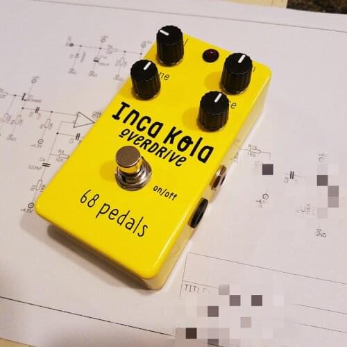 68pedals Inca Kola zendrive overload single block effecter hermida zendrive