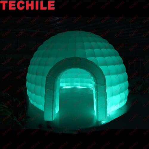 Free shipment mini inflatable display igloo tent house for display