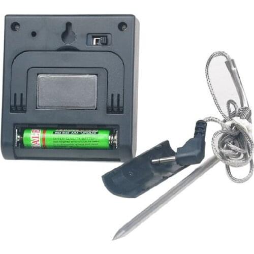 Digital Kitchen Thermometer LCD Display Long Probe for Grill Oven Food Meat Cooking Alarm Timer Measuring Tools