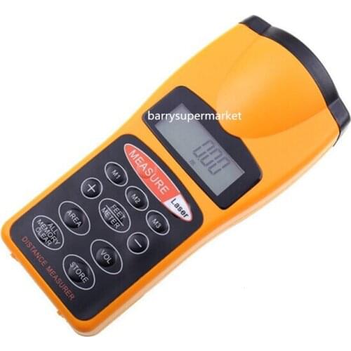CP-3007 1.8" LCD Ultrasonic Distance Measurer with Red Laser Pointer
