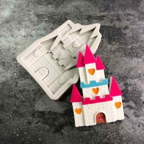 Aouke castle Silicone Mould DIY UV Resin Decorative Craft Jewelry Making Mold Epoxy Resin Molds for Jewelry