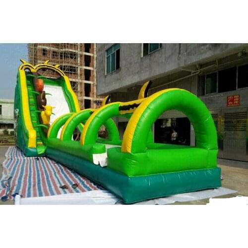 Factory direct inflatable slide, inflatable castle, Green Large slide TY-012