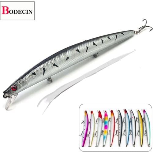 Minnow Crankbait Fishing Lure Hard/Big/Artificial Bait Tight Wobble Slow Sinking Jerkbait/Wobbler Fishing Tackle/Baubles Bass