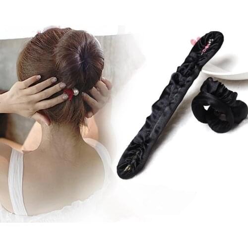 1pc Beauty Bun Maker Twist Curler Hair Roller Coiffure Hair Styling Tools Magic French Sponge Easy DIY Hair Braider