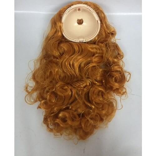 RBL blyth doll scalp suitable for blyth long curly hair orange 11212
