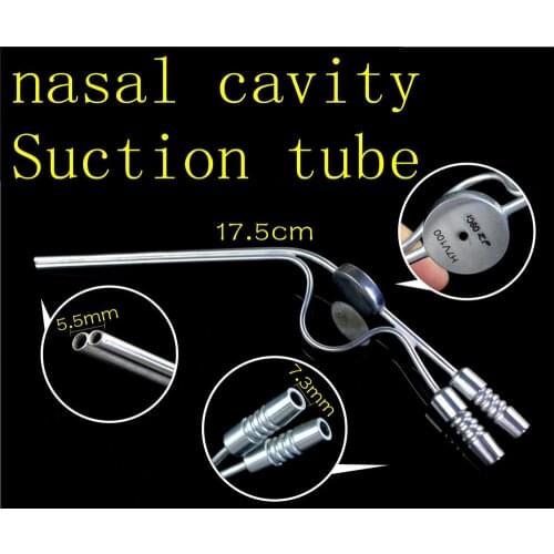 Jz medical Otorhinolaryngology surgical instrument nose nasal cavity Suction tube with Rinse pipe Maxillary sinus lavage tube