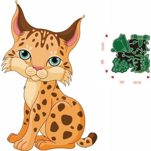 Metal Cutting Dies Animal Civet cat DIY Scrapbooking Paper Cards Decorative Craft Embossing